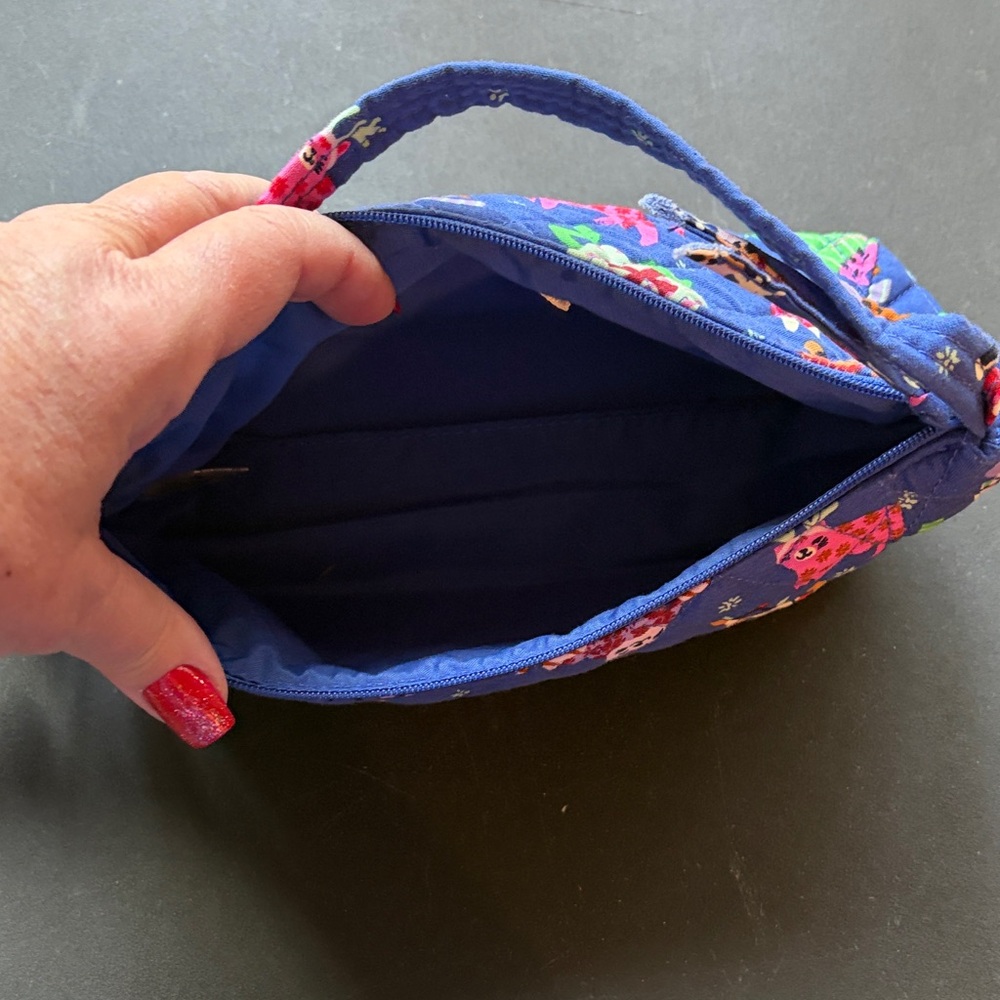 NWT Vera Bradley Blue Cat purse - Picture 6 of 11